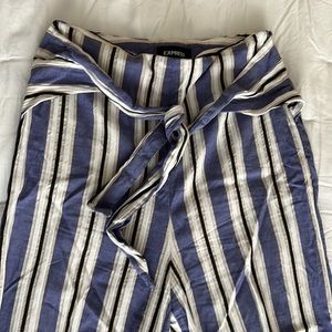 Express blue stripe pants